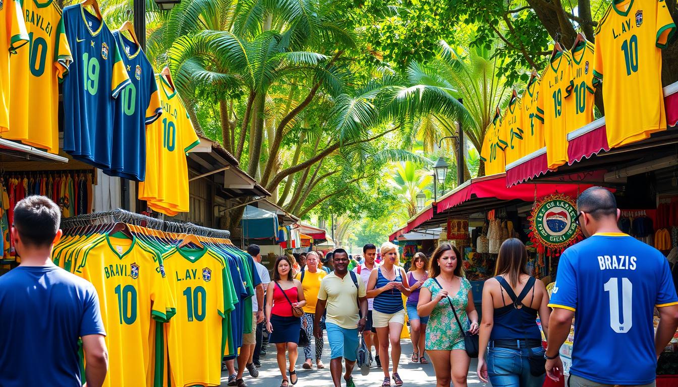 Onde comprar roupas oficiais brasileiras para turistas em 2024