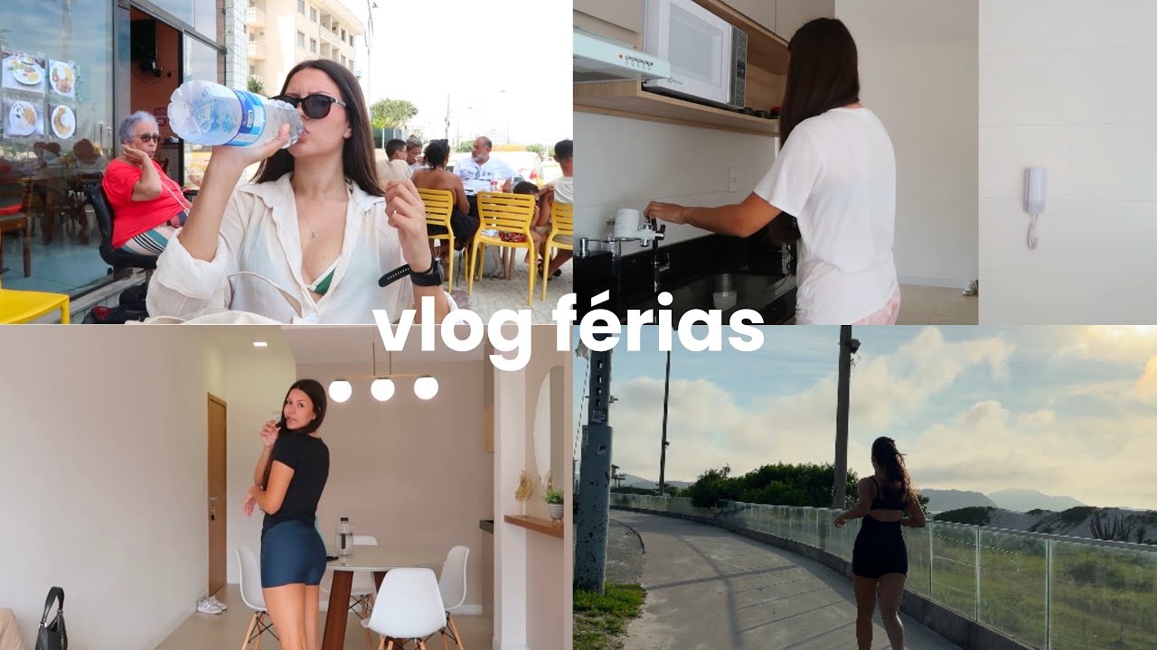 vlog 1 | férias, praia e corrida (episódio 1)