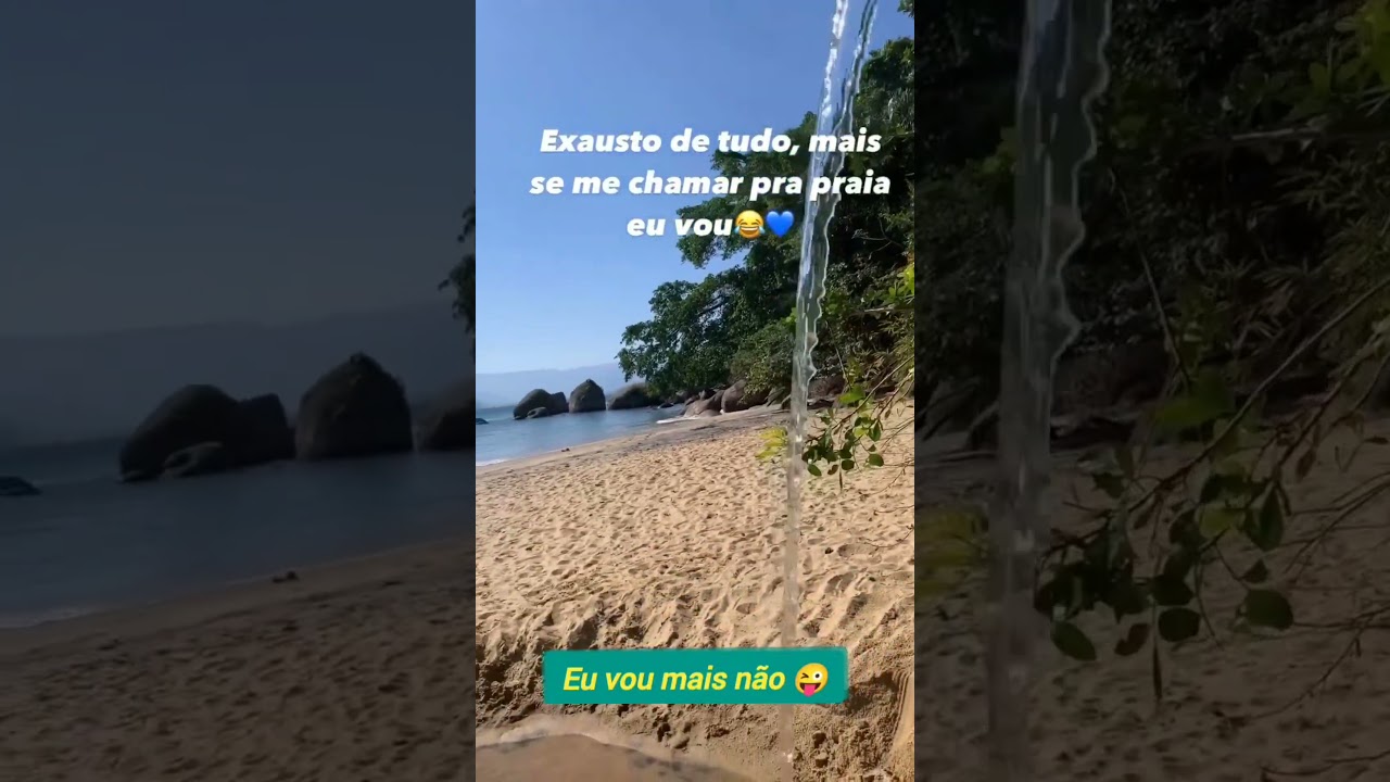 Quando você confirma pra ir na praia com os amigos, mas depois muda de ideia e diz não vou mais não🤡