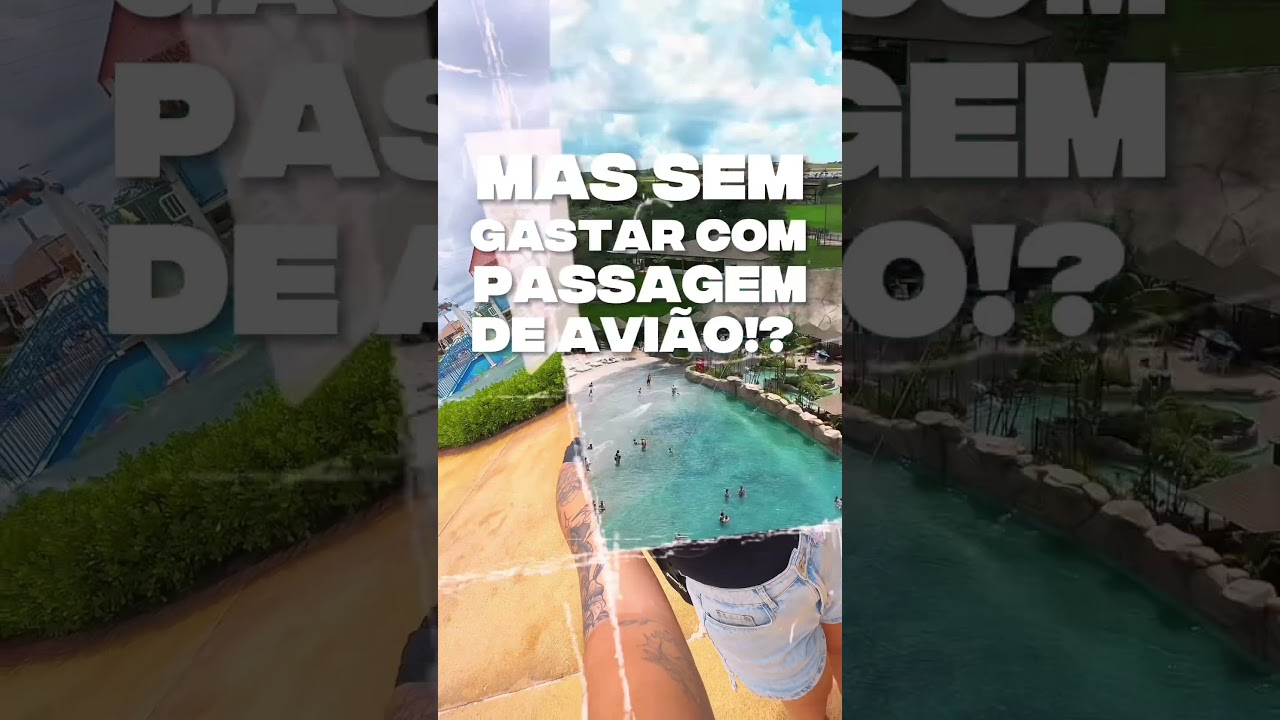 A maior praia artificial da América do Sul! #ferias #feriasdeverao #turismo #shorts #shortvideo